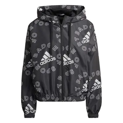 adidas BLUV JACKET Dámská větrovka, černá, velikost