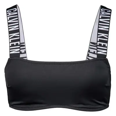 Calvin Klein INTENSE POWER-S-BANDEAU-RP Dámský vrchní díl plavek, černá, velikost