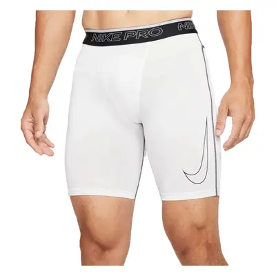 Nike PRO DRI-FIT Pánské sportovní šortky, bílá, velikost