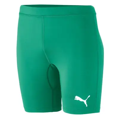 Puma LIGA BASELAYER SHORTS Pánské kraťasy, zelená, velikost