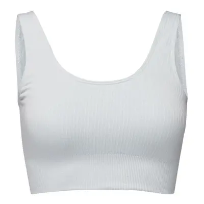 BOODY RIBBED SEAMLESS BRA Dámská podprsenka, šedá, velikost