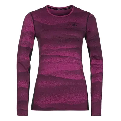 Odlo BL TOP CREW NECK L/S WHISTLER ECO Dámské funkční triko, růžová, velikost