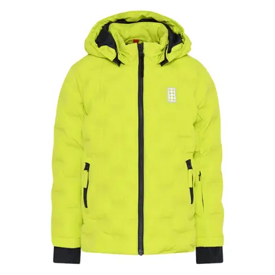 LEGO® kidswear LWJIPE JACKET Dětská lyžařská bunda, reflexní neon, velikost