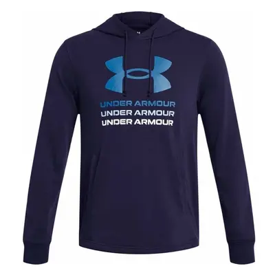 Under Armour RIVAL Pánská mikina, tmavě modrá, velikost