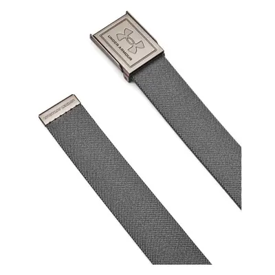 Under Armour STRETCH WEBBING BELT Pánský pásek, tmavě šedá, velikost