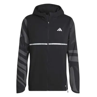 adidas OWN THE RUN JACKET Pánská běžecká bunda, černá, velikost