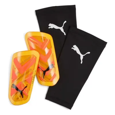 Puma ULTRA FLEX SLEEVE Fotbalové chrániče, oranžová, velikost