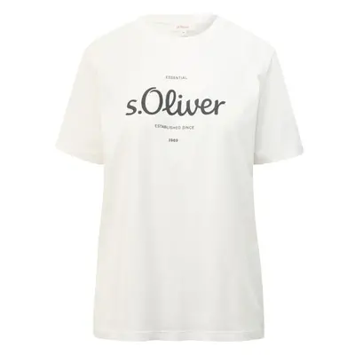 s.Oliver RL T-SHIRT Tričko, bílá, velikost