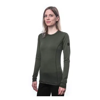 Sensor MERINO AIR Dámské termo triko, khaki, velikost