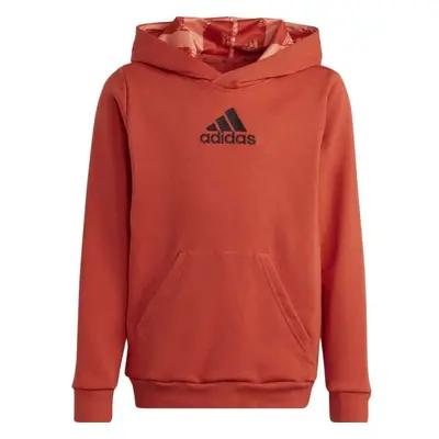 adidas BRAND LOVE Dětská mikina, oranžová, velikost