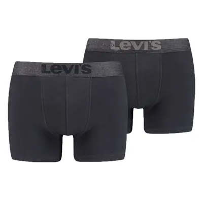 Levi's® BOXER BRIEF 2P Pánské boxerky, černá, velikost