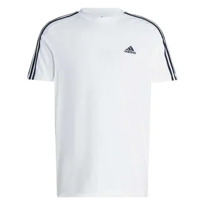 adidas 3-STRIPES TEE Pánské tričko, bílá, velikost