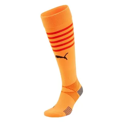 Puma TEAMFINAL SOCKS Pánské fotbalové ponožky, oranžová, velikost