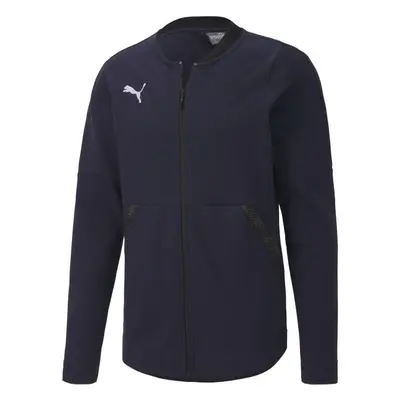 Puma TEAM FINAL CASUALS JACKET Pánská bunda, tmavě modrá, velikost