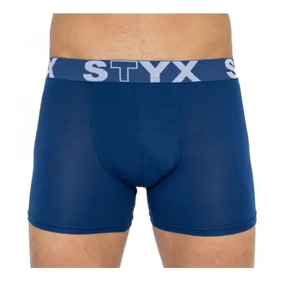 Styx MEN'S BOXERS LONG SPORTS RUBBER Pánské boxerky, modrá, velikost