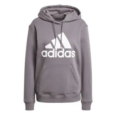 adidas ESSENTIALS BIG LOGO REGULAR FLEECE HOODIE Dámská mikina, šedá, velikost