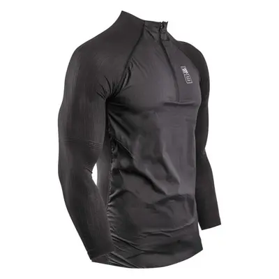 Compressport HYBRID PULLOVER Pánské funkční termotriko, černá, velikost