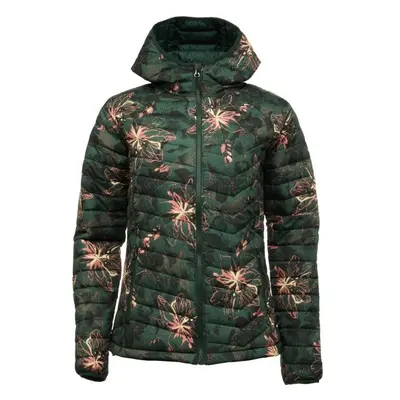 Columbia POWDER LITE HOODED JACKET Dámská bunda, tmavě zelená, velikost