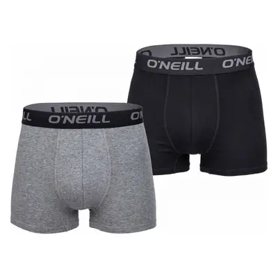 O'Neill BOXER 2PACK Pánské boxerky, šedá, velikost