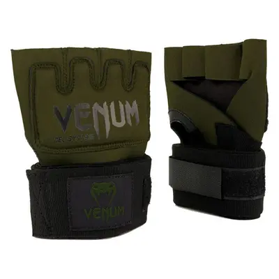 Venum KONTACT GEL GLOVE WRAPS Rukavice, khaki, velikost