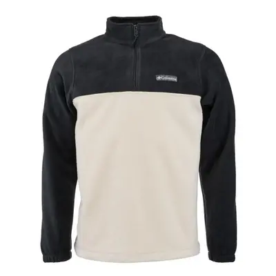 Columbia STEENS MOUNTAIN HALF ZIP Pánská mikina, béžová, velikost