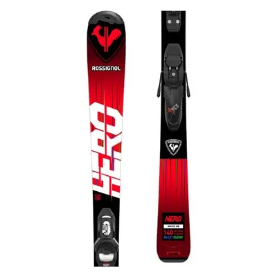 Rossignol HERO JR KID-X + KID GW B76 Juniorské sjezdové lyže, červená, velikost