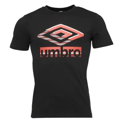 Umbro GLITCH GRAPHIC TEE Pánské triko, černá, velikost