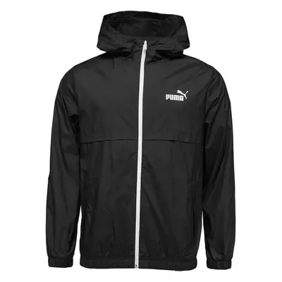 Puma ESSENTIALS SOLID WINDBREAKER JACKET Pánská bunda, černá, velikost