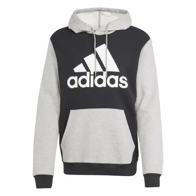 adidas ESSENTIALS FLEECE BIG LOGO HOODIE Pánská mikina, černá, velikost