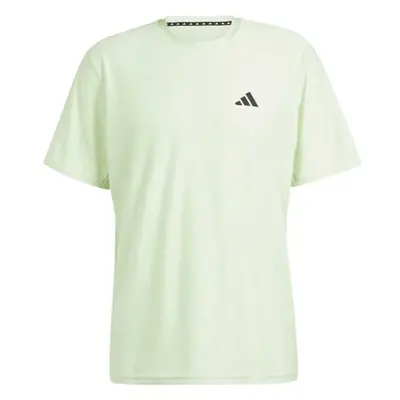 adidas TRAIN ESSENTIALS STRETCH TRANING T-SHIRT Pánské tréninkové triko, světle zelená, velikost