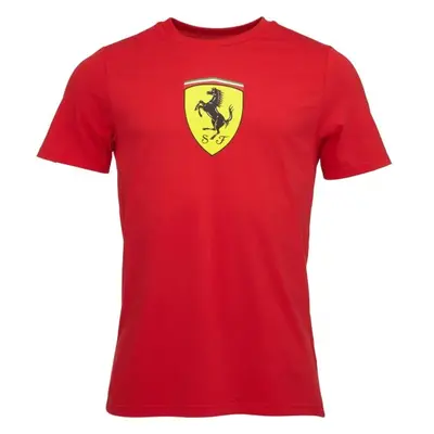 Puma FERRARI RACE BIG SHIELD Pánské triko, červená, velikost