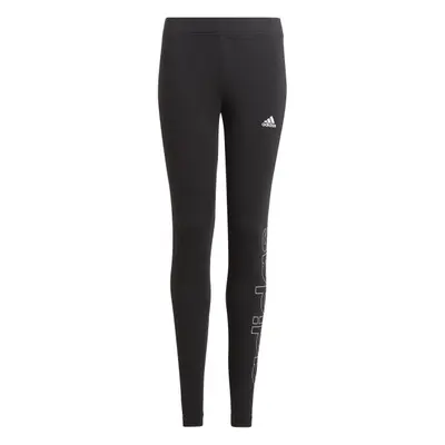 adidas LINEAR LEGGINGS Dívčí legíny, černá, velikost