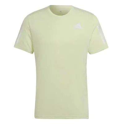 adidas OWN THE RUN TEE Pánské běžecké tričko, světle zelená, velikost