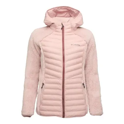 Columbia POWDER LITE SHERPA HYBRID FULL ZIP Dámská bunda, růžová, velikost