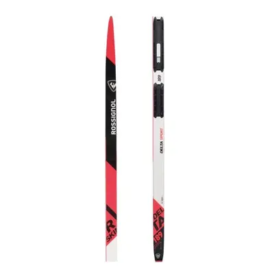 Rossignol DELTA SPORT R-SKIN STIFF-XC Klasické běžecké lyže se stoupacími pásy, černá, velikost