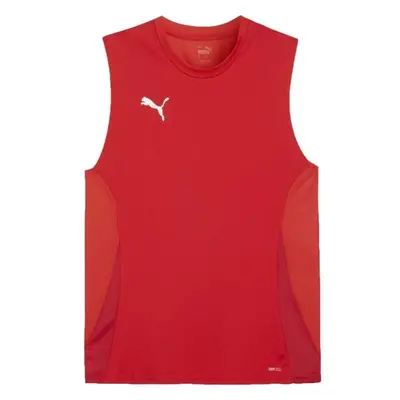 Puma TEAMGOAL SLEEVELESS JERSEY Pánské sportovní tílko, červená, velikost