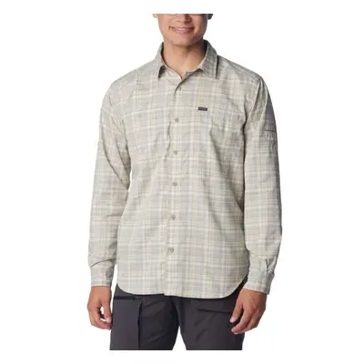 Columbia SILVER RIDGE UTILITY LITE PLAID LS Pánská košile, béžová, velikost