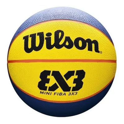 Wilson FIBA 3X3 MINI RUBBER BSKT Mini basketbalový míč, žlutá, velikost