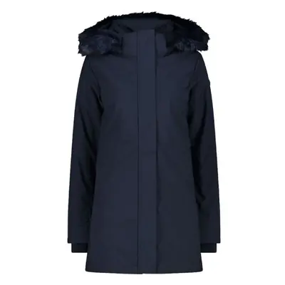 CMP WOMAN COAT ZIP HOOD Dámský softshellový kabát, tmavě modrá, velikost