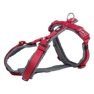 TRIXIE PREMIUM DOG HARNESS M-L Trekingový postroj pro psa, červená, velikost