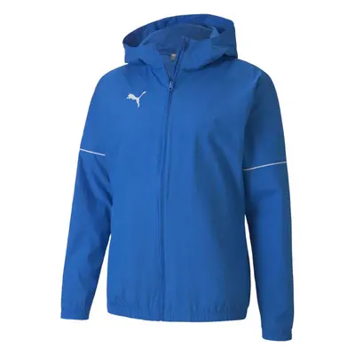 Puma TEAM GOAL RAIN JACKET Pánská sportovní bunda, modrá, velikost