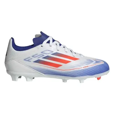 adidas F50 LEAGUE FG/MG J Dětské kopačky, bílá, velikost