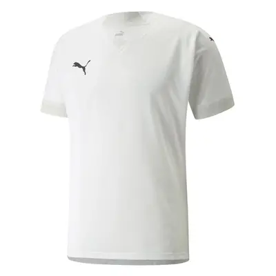 Puma TEAM FINAL JERSEY TEE Pánské fotbalové triko, bílá, velikost