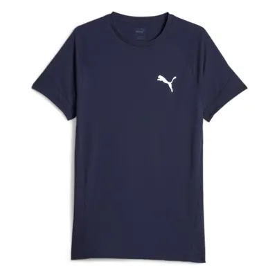 Puma EVOSTRIPE TEE Pánské tričko, modrá, velikost