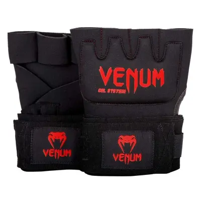 Venum KONTACT GEL GLOVE WRAPS Rukavice, černá, velikost