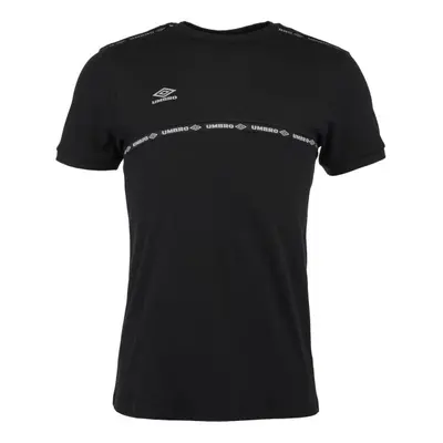 Umbro TAPED TECH TEE Pánské triko, černá, velikost