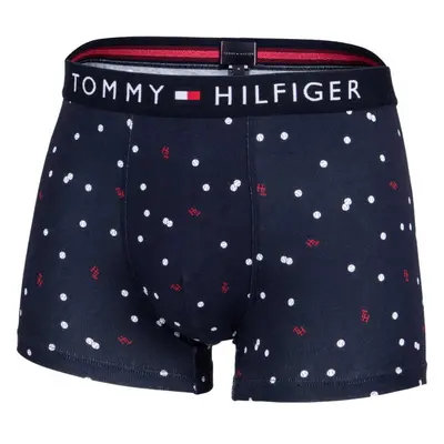 Tommy Hilfiger TRUNK PRINT Pánské boxerky, tmavě modrá, velikost