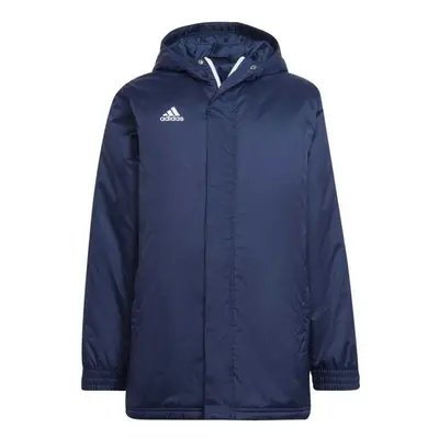 adidas ENTRADA STADIUM JACKET Juniorská fotbalová bunda, tmavě modrá, velikost