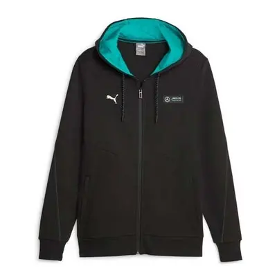 Puma MERCEDES-AMG PETRONAS F1 HOODIE Pánská mikina, černá, velikost