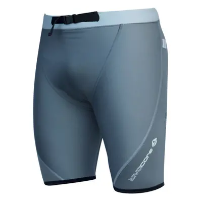 LAVACORE LC ELITE SHORTS Šortky s merinem pro vodní sporty, šedá, velikost